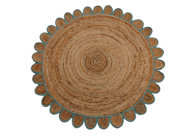 Χαλί Homefit Scalloped Φ120cm Χακί