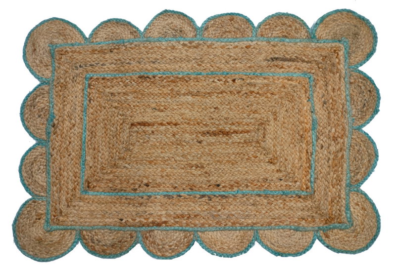 Χαλί Homefit Scalloped 90x60cm Χακί