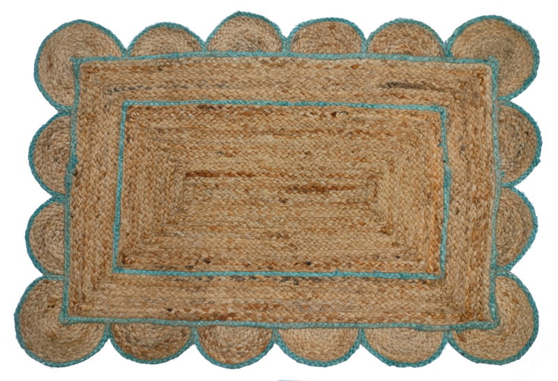 Χαλί Homefit Scalloped 180x120cm Χακί