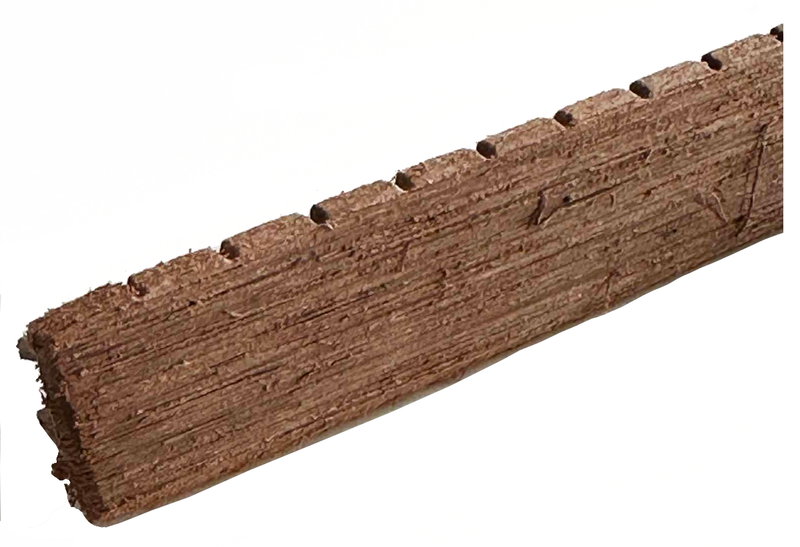 Showood Τάπα Περίφραξης WPC Γραμμωτή Καφέ 12x2cm