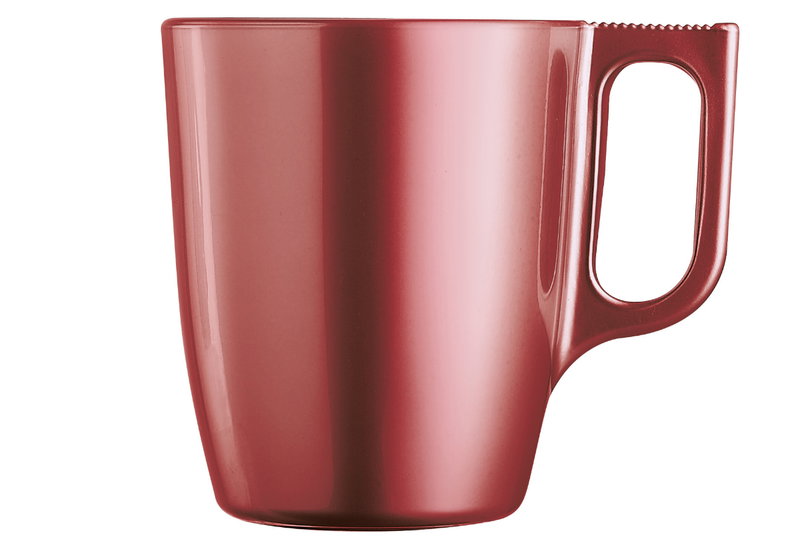 Φλυτζάνι Luminarc Flashy Breakfast Γυάλινο Κόκκινο 250ml