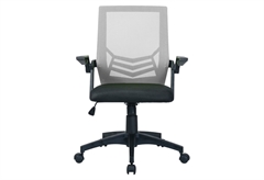 Homefit Active Καρέκλα Γραφείου Μαύρη/Γκρι