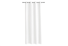 Κουρτίνα Easy Home Velour 260x140cm Λευκή με Τρουκς