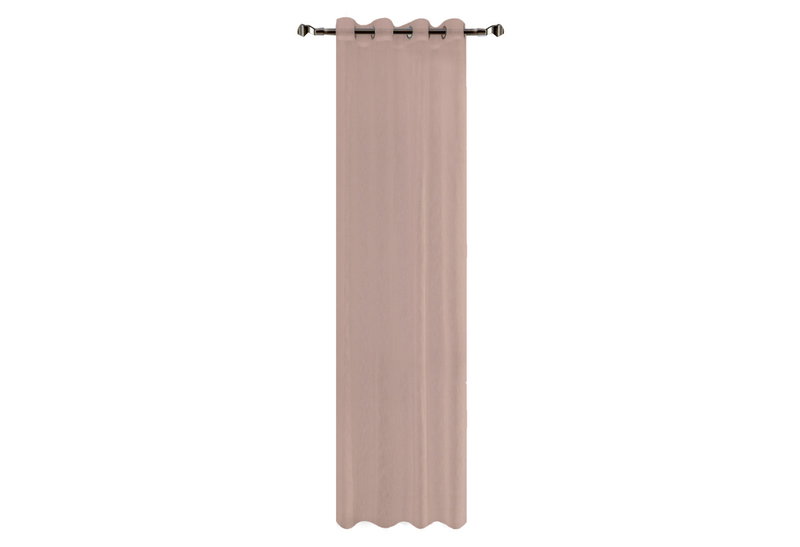 Κουρτίνα Home 270x140cm Misty Rose με Τρουκς