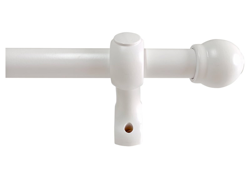 Κουρτινόξυλο Central Home Amalfi Φ28mm 160cm Λευκό