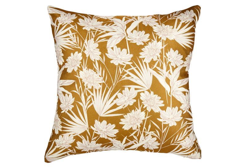Διακοσμητική Μαξιλαροθήκη Ostaria Daisy 40x40cm Κίτρινο