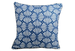 Διακοσμητική Μαξιλαροθήκη Ostaria Plumes Navy 40x40cm