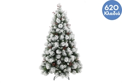Χριστουγεννιάτικο Δέντρο Homefit Snowy Luna 180cm