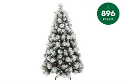 Χριστουγεννιάτικο Δέντρο Homefit Snowy Luna 210cm