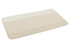 Χαλάκι Μπάνιου Spots 70x45cm Μπεζ/Λευκό