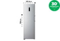 LG THOR GFE41PZGSZ Καταψύκτης Κάθετος