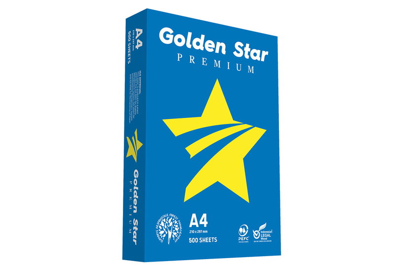 Χαρτί Φωτοαντιγραφικό Paperline Golden Star Α4 75gr/m² 500 Φύλλα