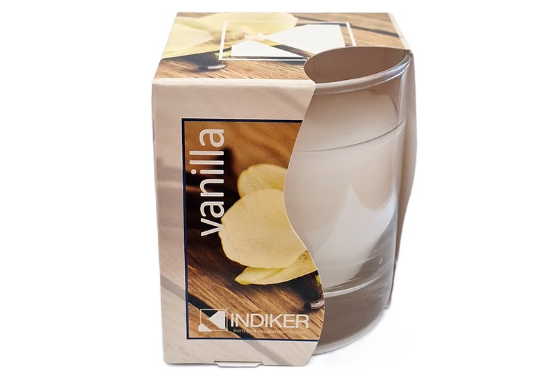Αρωματικό Κερί σε Ποτήρι Vanilla Φ75x80mm