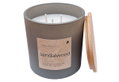 Αρωματικό Κερί σε Ποτήρι με Καπάκι Dry Sandalwood Φ10x10cm