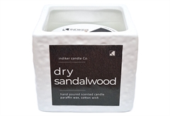 Αρωματικό Κερί σε Κεραμικό Κύβο Dry Sandalwood