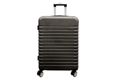 Βαλίτσα Καμπίνας Ionion Stripes Μ35xΠ23xY55cm Σκούρο Γκρι