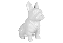 Διακοσμητική Φιγούρα Ostaria White Bulldog