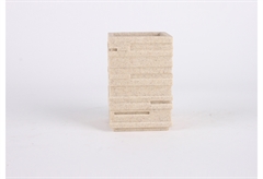 Ποτηροθήκη Τετράγωνη Inter Ceramic Άμμος
