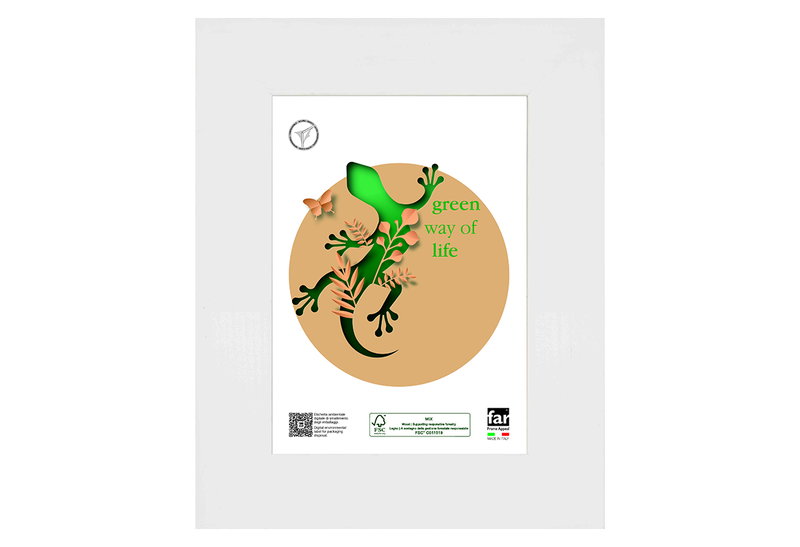 Κορνίζα Ξύλινη Far Matisse 30x40cm Λευκή