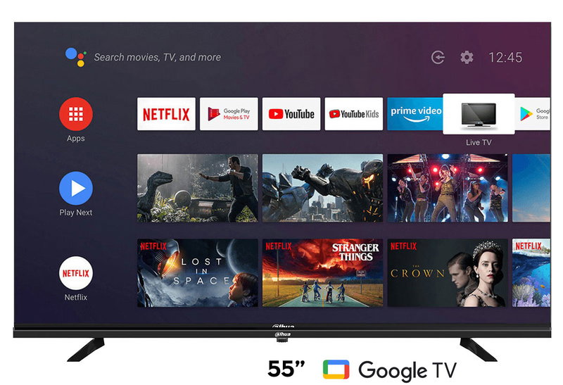 Dahua LTV55-QSD400 QLED 4K UHD Smart Τηλεόραση 55"