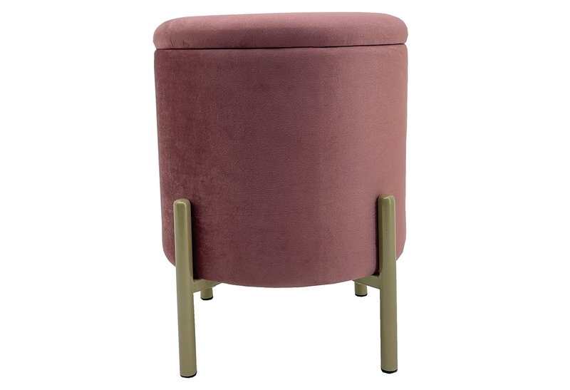 Σκαμπό Apricot Torre Φ35x41cm Σομόν