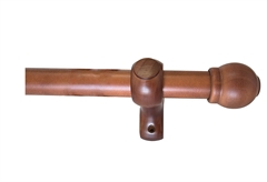 Κουρτινόξυλο Central Home Amalfi Φ28mm 160cm Καρυδιά