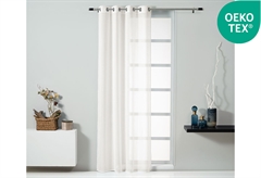 Κουρτίνα Easy Home Mandolin 260x140cm Λευκή με Τρουκς