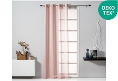 Κουρτίνα Easy Home Mandolin 260x140cm Ροζ με Τρουκς