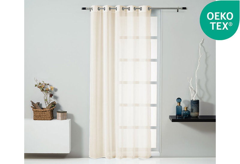 Κουρτίνα Easy Home Mandolin 300x260cm Εκρού με Τρουκς