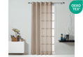 Κουρτίνα Easy Home Mandolin 300x260cm Taupe με Τρουκς