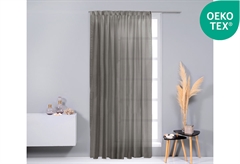 Κουρτίνα Easy Home Mandolin 300x270cm Γκρι με Τρουκς