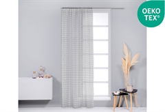 Κουρτίνα Easy Home Timpa 270x140cm Squares με Τρέσα