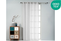 Κουρτίνα Easy Home Castanet 300x260cm Λευκή με Τρουκς