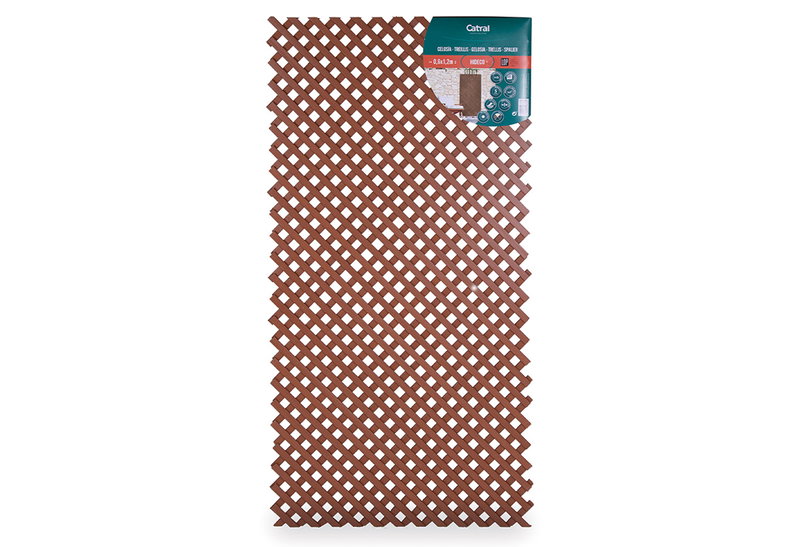 Καφασωτό Catral Lop με Πλαίσιο 122x80cm Καφέ