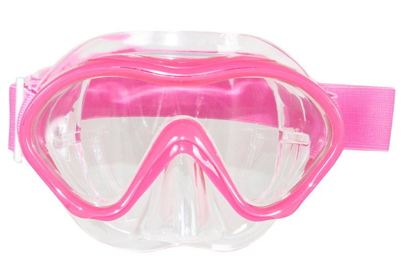 Μάσκα Θαλάσσης Παιδική Scuba Force Flores Ροζ
