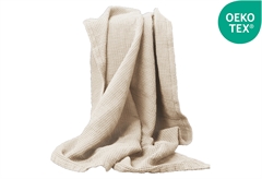 Κουβέρτα Πικέ Μονή 240x160cm Κρεμ