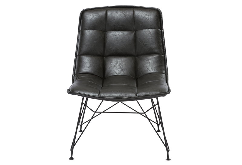 Πολυθρόνα Homefit Relax Μ74xΠ57xY47cm Μαύρη