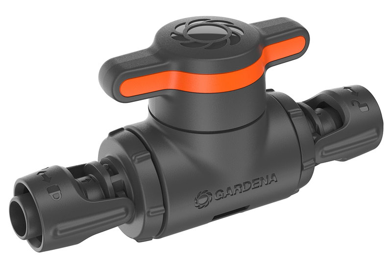 Σύνδεσμος Gardena Micro-Drip 13mm με Βάνα