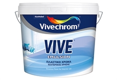 Χρώμα Πλαστικό Vivechrom Emulsion 30 Λευκό 9lt