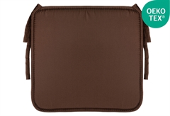 Μαξιλάρι Καρέκλας Zakartex Microfiber 38x38cm Καφέ