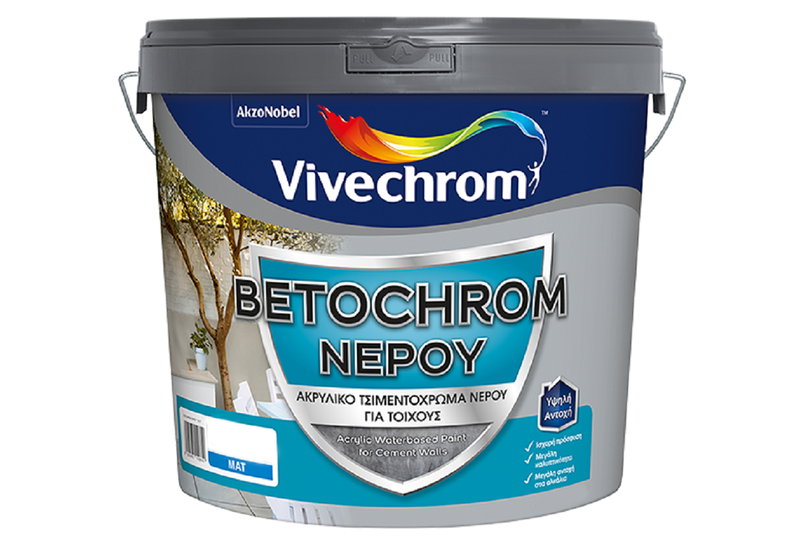 Τσιμεντόχρωμα Vivechrom Betochrom Λευκό 10lt