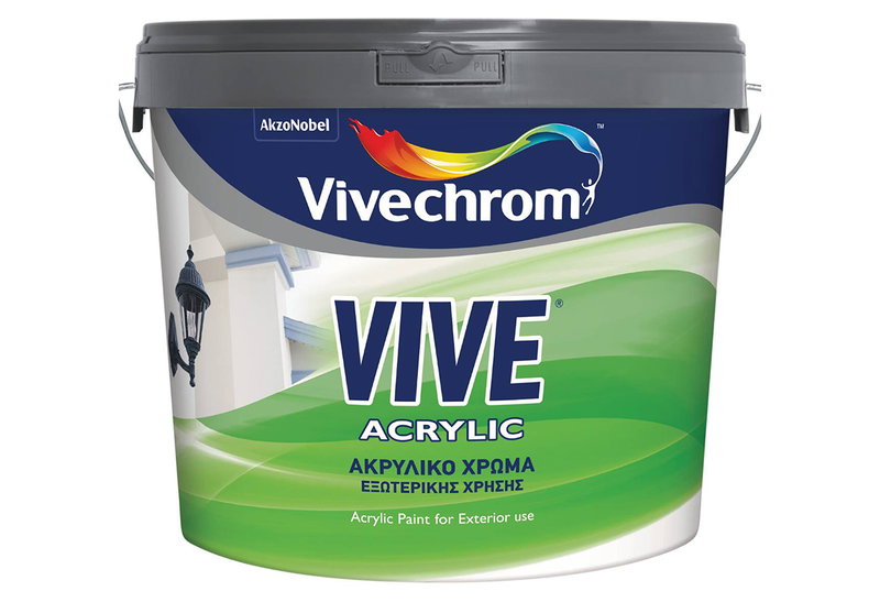 Χρώμα Ακρυλικό Vivechrom Vive Acrylic Βάση D 2.9lt