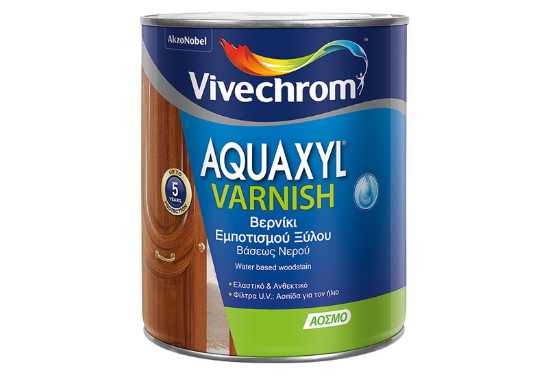Βερνίκι Ξύλου Vivechrom Aquaxyl Varnish Βάση TR 740ml Γυαλιστερό