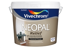 Χρώμα Πλαστικό Vivechrom Neopal Relief Λευκό 15lt