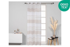 Κουρτίνα Easy Home Drum 260x140cm Μπεζ με Τρουκς