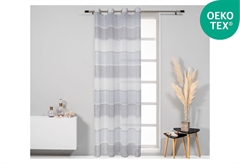 Κουρτίνα Easy Home Drum 260x140cm Γκρι με Τρουκς