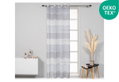 Κουρτίνα Easy Home Drum 260x140cm Γκρι με Τρουκς
