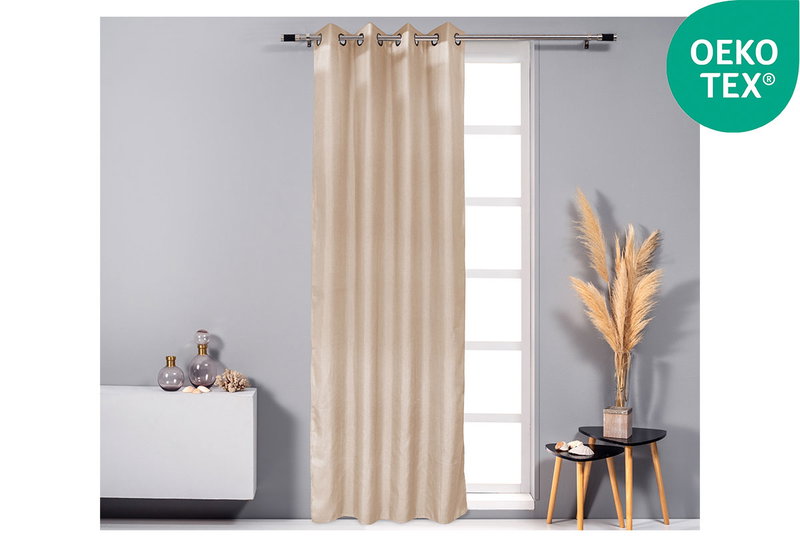 Κουρτίνα Easy Home Celesta Blackout 260x140cm Ροζ με Τρουκς