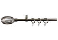 Κουρτινόβεργα Homefit Seoul Επεκτεινόμενη Φ16/19 165/300cm Nickel