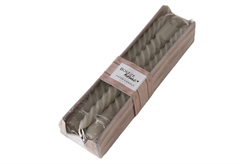 Σετ Boltze Twist Κεριά Κηροπηγίου 20cm 6τμχ Γκρι